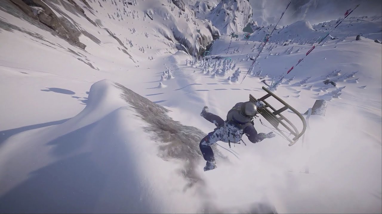 SLED ONLY - Steep Free Ride (NO COMENTARY)