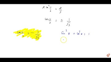 Find `sin` `x/2` `,cos` `x/2` and `tan` `x/2` of the following : `cotx=-1/3` , x in quadrant III...