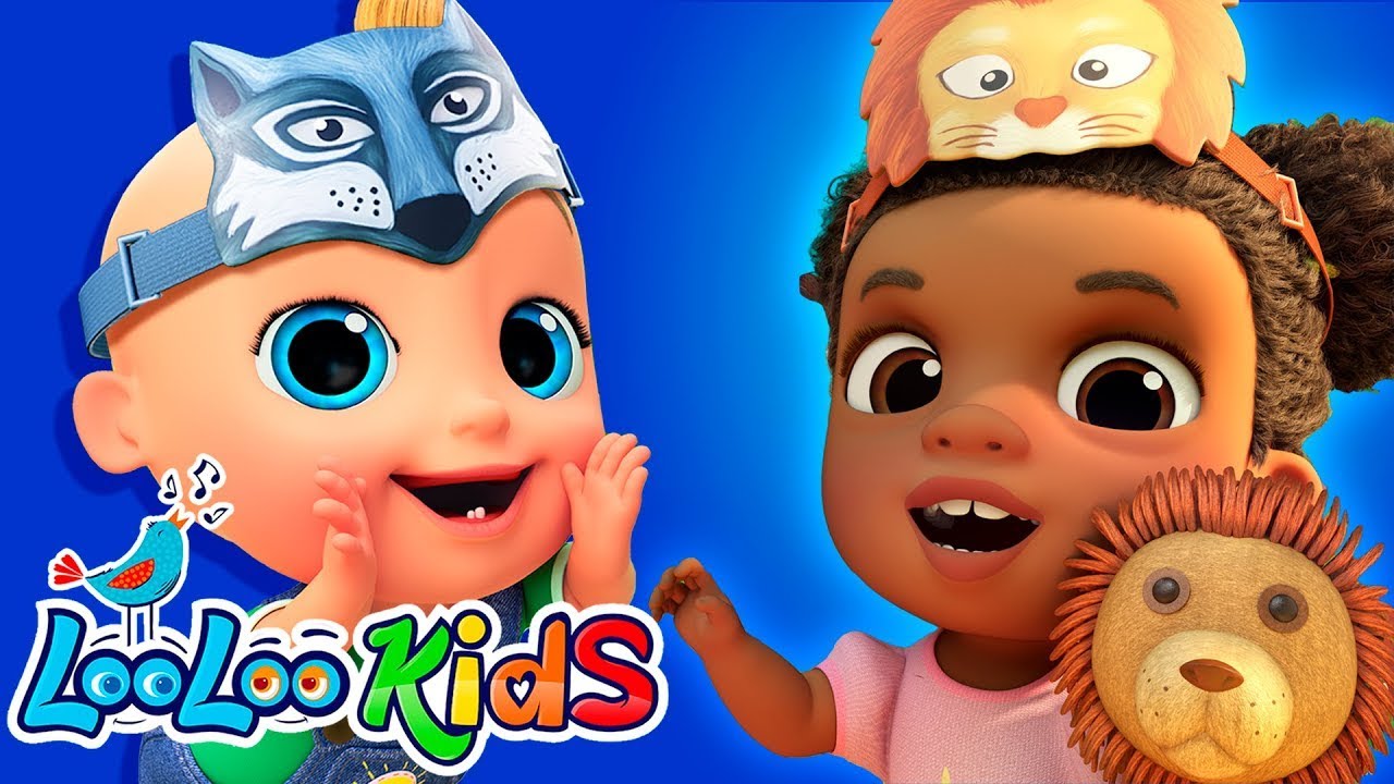 Wild Animal Sounds Song 🦁🎶 | LooLoo Kids - Fun Toddler Songs & Learning