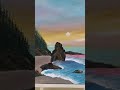 sunsets painting 🖌️🎨 #viralvideo #art #youtubeshorts