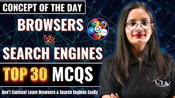 Search Engine MCQs | Top 30 MCQs on Browsers & Search Engines | Computer Tech Academy