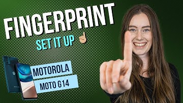 Motorola moto g14 - How to set up Fingerprint • 📱 • 👆🏼 • 🔐 • Tutorial