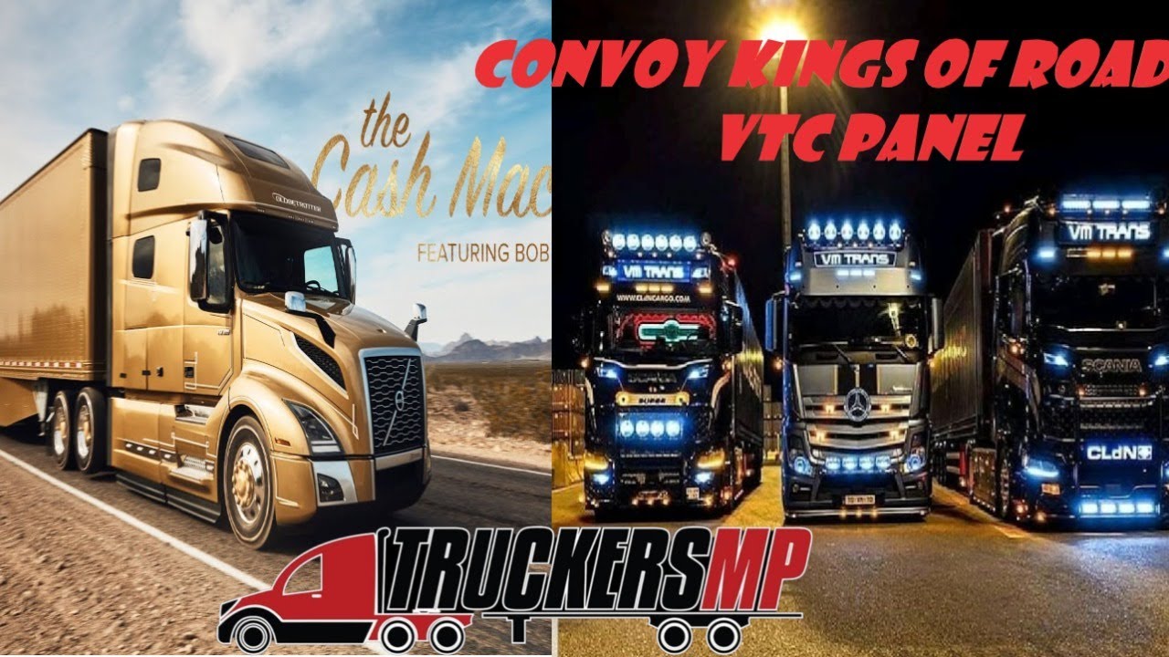 ETS 2 == Конвой ОТ КОРОЛЕЙ Дорог (VTC PANEL) ==  /Logitech g29/Vtc panel/King of Roads