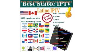 Top Latinoamerica Android Smart TV Box Support IPTV  Latino Chile M3U subscription Peru Argentina E