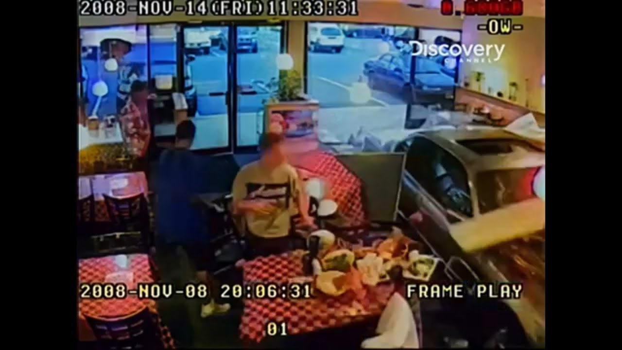 Car Crashes Into Local Restaurant - YouTube