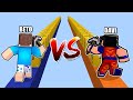 BETO VS DAVI: DESAFIO DA CORRIDA DE LUCKY BLOCK COM ARMADILHAS NO MINECRAFT!