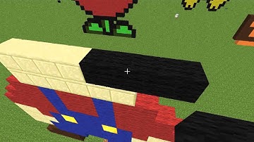 Minecraft:Pixel Art:8 Bit Mario