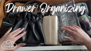 ASMR | Organizing My Dresser (Bags, Belts, Hats) | Soft Spoken, Show and Tell, Lofi ASMR screenshot 5