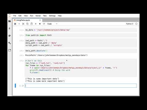 MetPy Mondays #78 - Path Best Practices