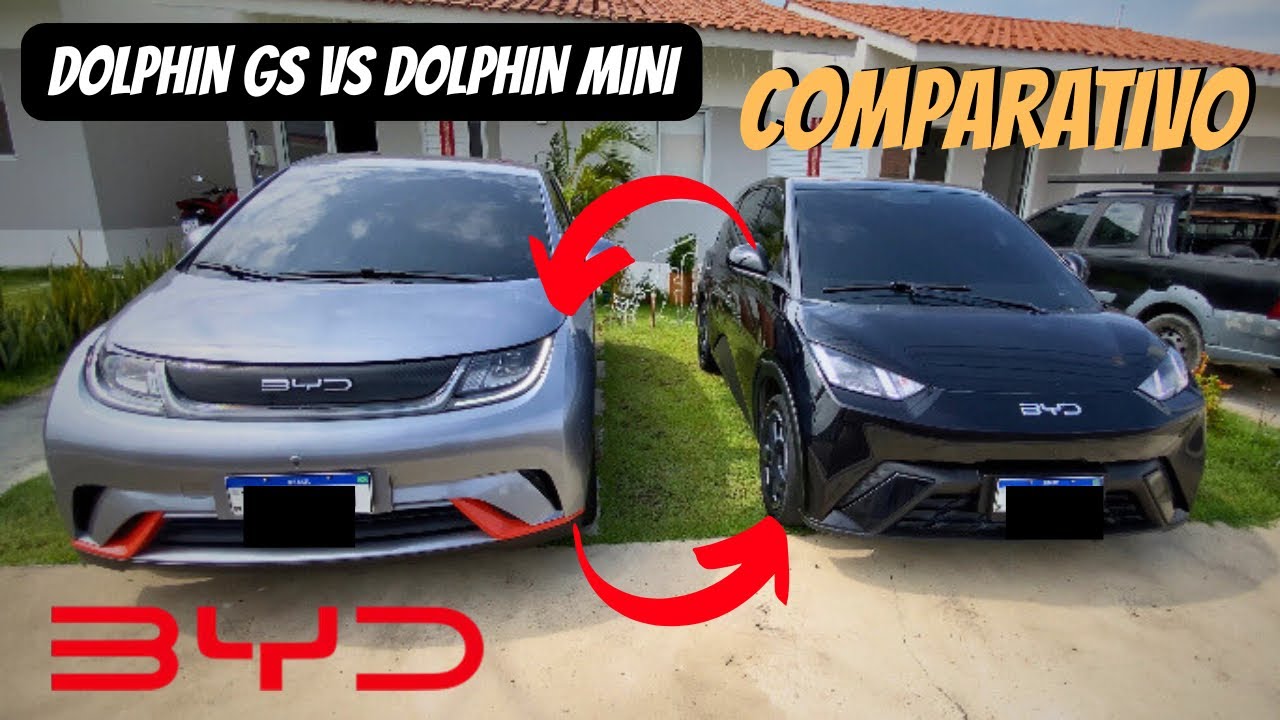 QUAL BYD ESCOLHER? COMPARATIVO DOLPHIN GS VS DOLPHIN MINI
