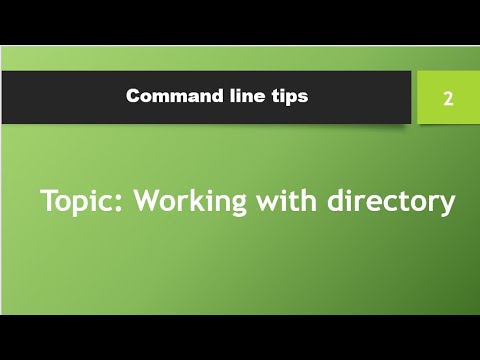 2. Command line | folder