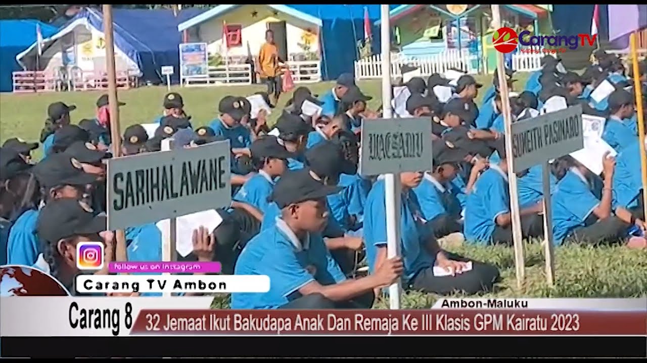 32 Jemaat Ikut Bakudapa Anak Dan Remaja Ke III Klasis GPM Kairatu 2023