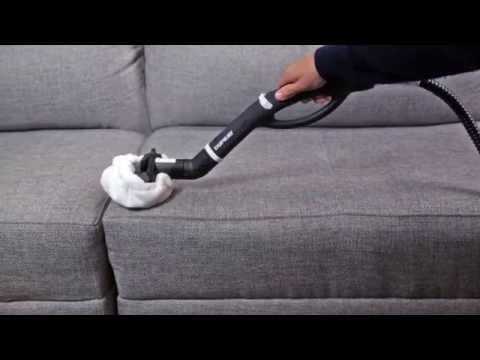 Cómo limpiar un sillón de tela con un limpiador de vapor