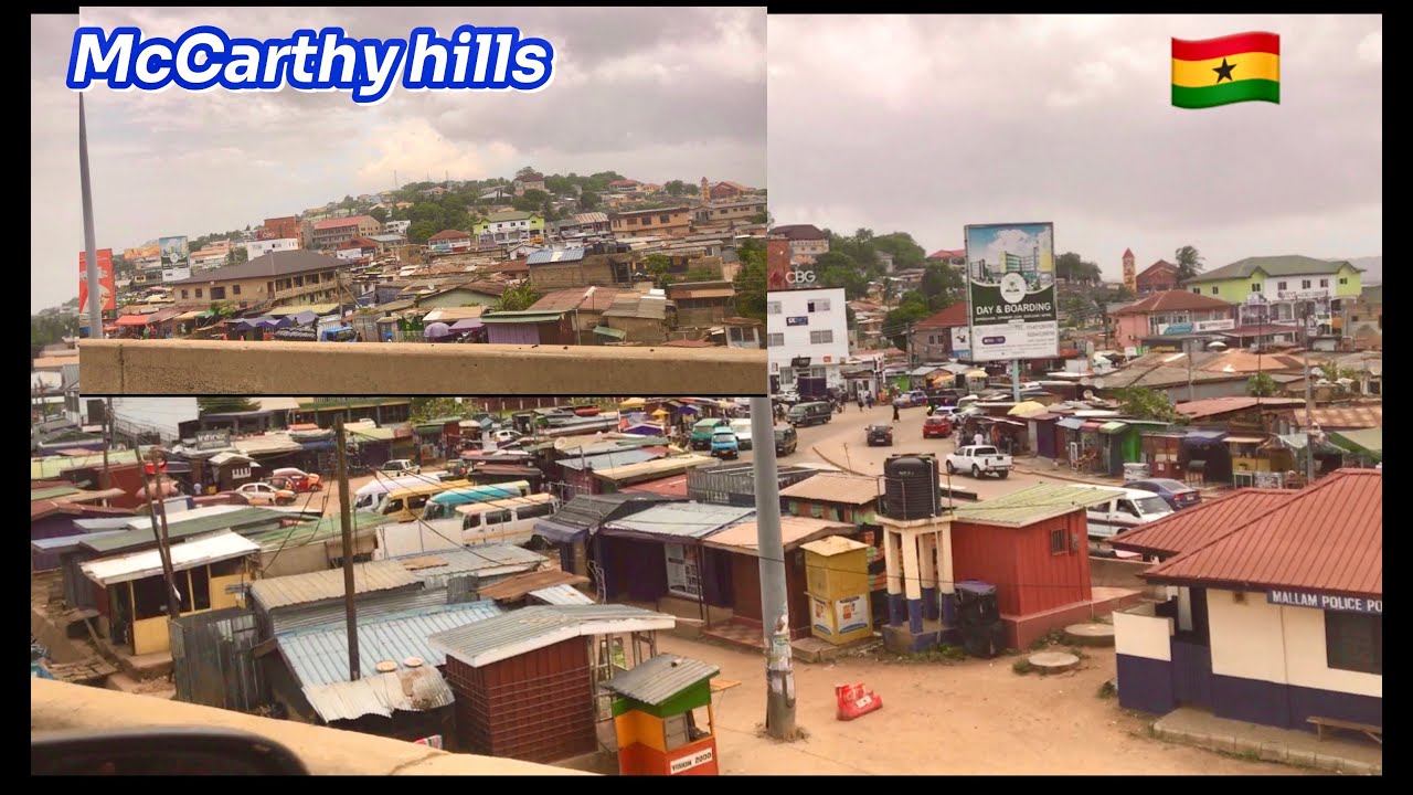 Driving from McCarthy hill to weija in Accra | Road trip | ghana street tour
