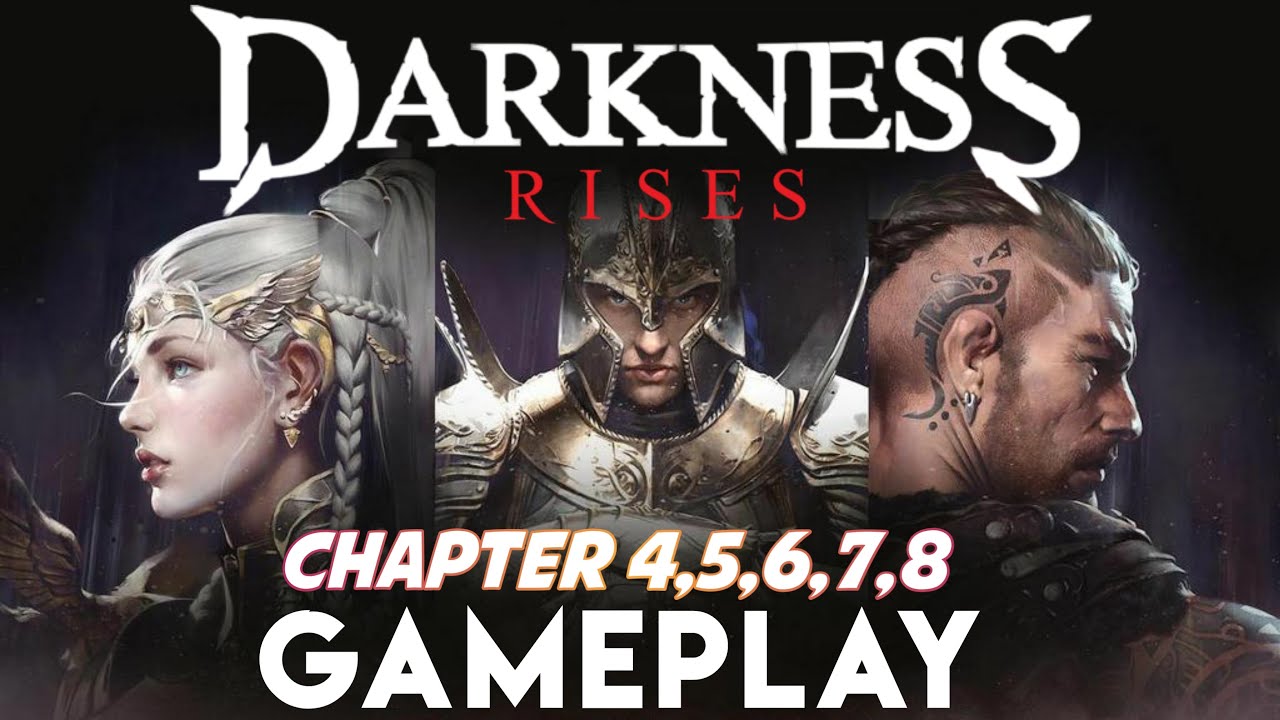 😱DARKNESS RISES MOBILE GAMEPLAY 🔥| DARKNESS RISES  CHAPTER 4,5,6,7,8 GAMEPLAY |🔥ULTRA GRAPHICS🔥|