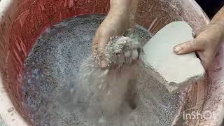 Mind therapy 😲|water crumbling ASMR video 🤤🌪️|mud|pure mud summer 🌞.if you like comment plz+subscrib