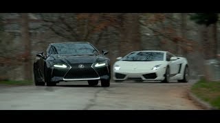 Lexus LC500 vs lamborghini gallardo