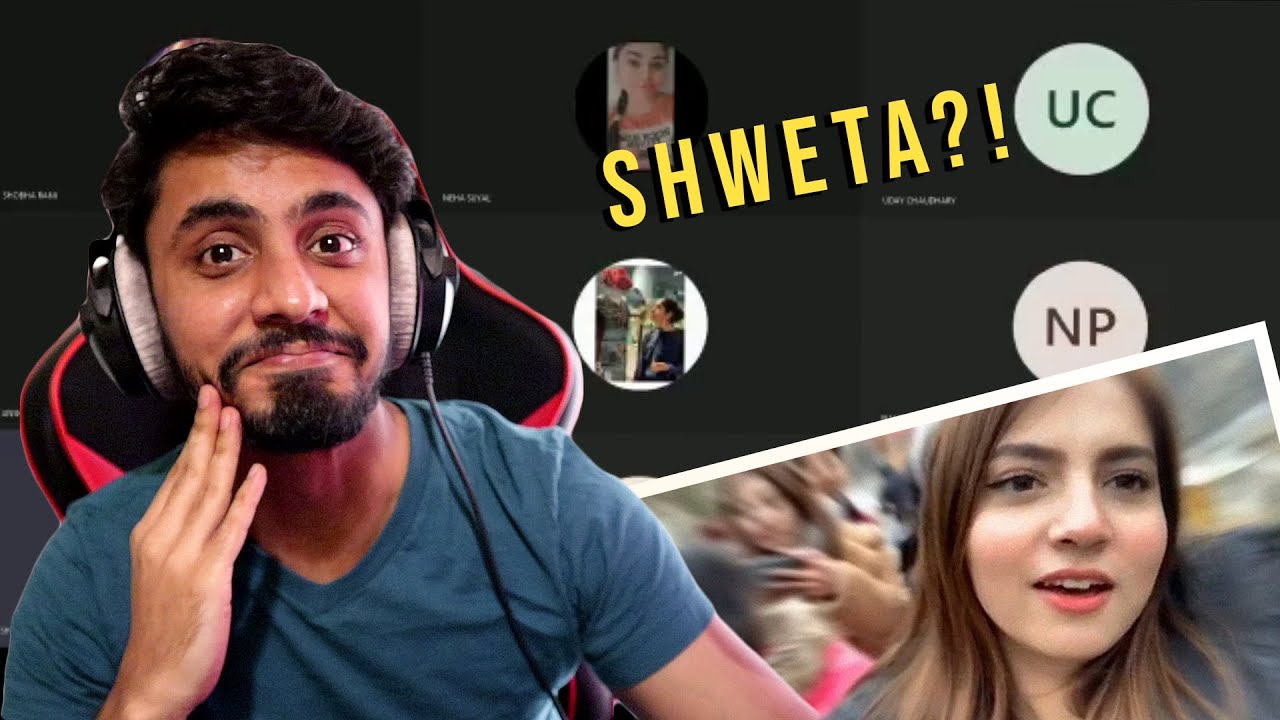 SHWETA ZOOM CALL PE PAWRI HORI HAI