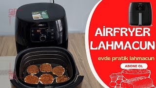 Airfryerda lahmacun tarifi - Pratik lahmacun tarifi - Annem airfryerda yaptığım lahmacunu beğendi mi