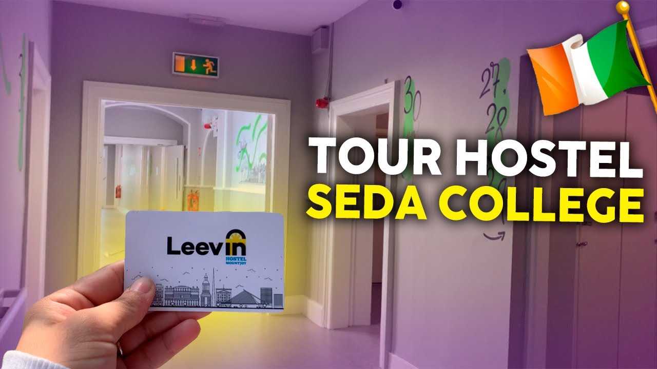 ACOMODAÇÃO DO INTERCÂMBIO - TOUR PELO HOSTEL DA SEDA COLLEGE