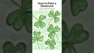 How to Draw a Shamrock #art #drawing #painting #stpatricksday