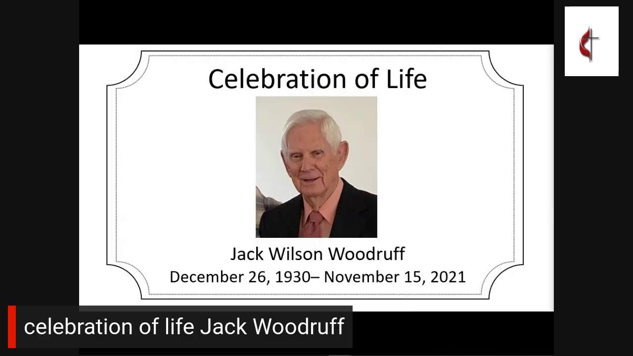 Jack Woodruff Celebration of Life YouTube
