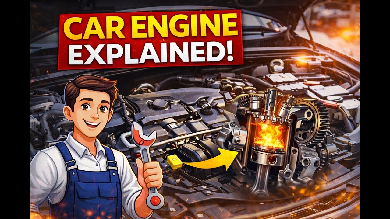 Car Engine Explained Simply | How a Car Engine Works | EduFinX - YouTube
