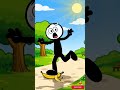 Second Mistake That Ruins Your Day 😂🍌#funny #stickman #comedy #viralvideo #shorts #funny