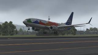 Copa Boeing 737-800 Landing At Guatemala City-La Aurora Intl. Airport