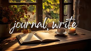Let's Write Together in the Autumn Sun - Calming, Relaxing, Ambient Work, Writing Background