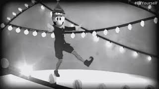 Super Mario ElfYourself Charleston Black And White