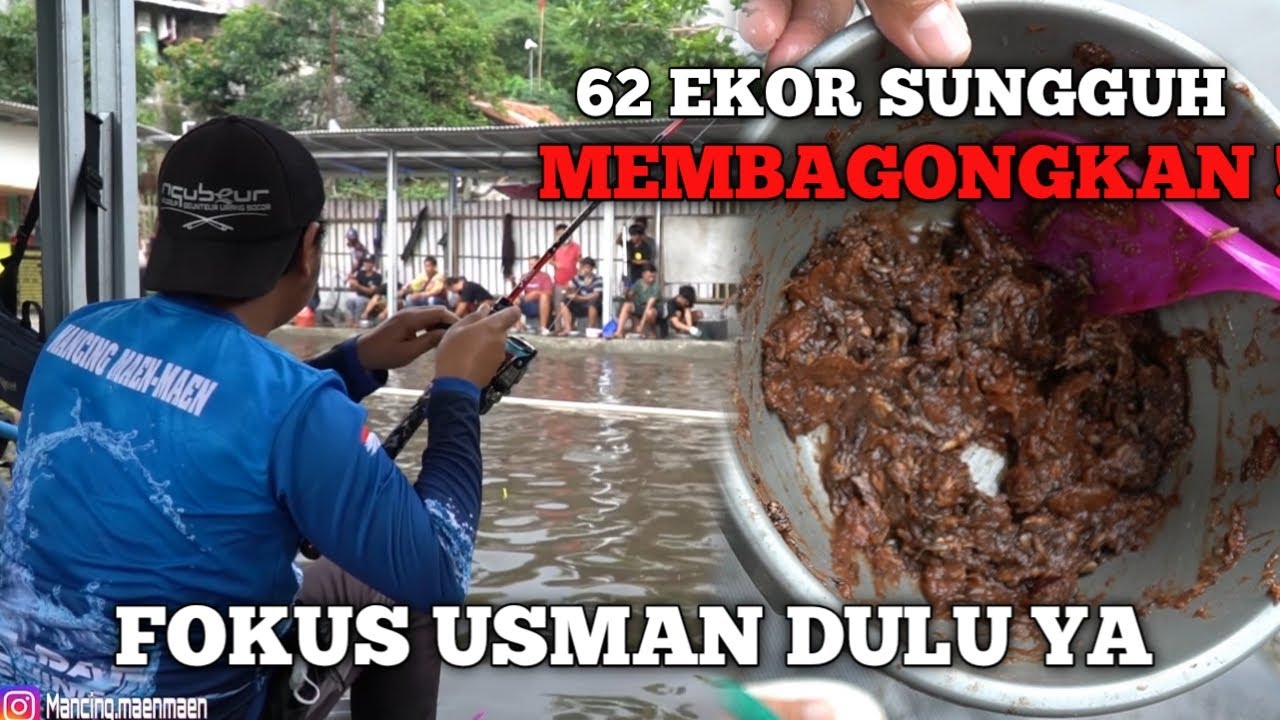 3 JAM TEMBUS 62 EKOR !! BIKIN TETANGGA KETAR KETIR NIH UMPAN ! EDISI USMAN 