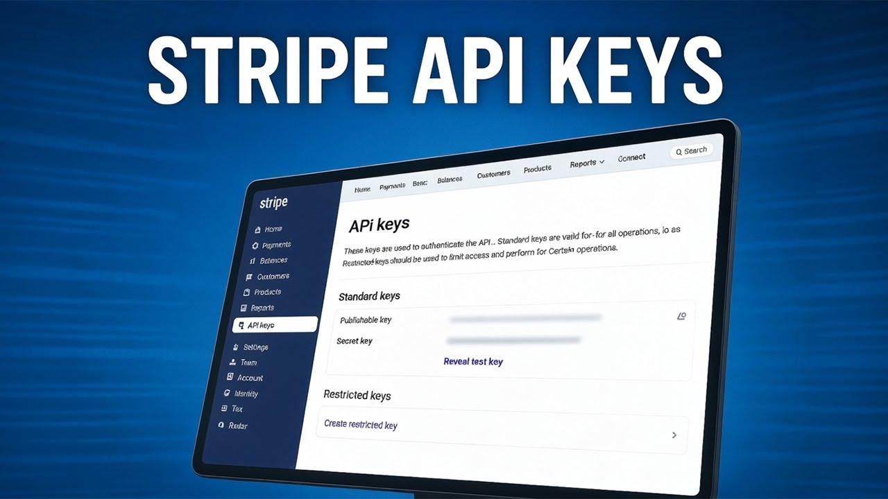 How To Get Stripe API Keys Step By Step
