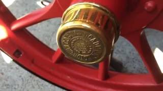 1906 Cadillac Tire Changing Midgley Rims