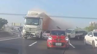 Car Accident Video Drug Impact On May 27, 2026, National Highway No. 1, Yongkang, 324 Km