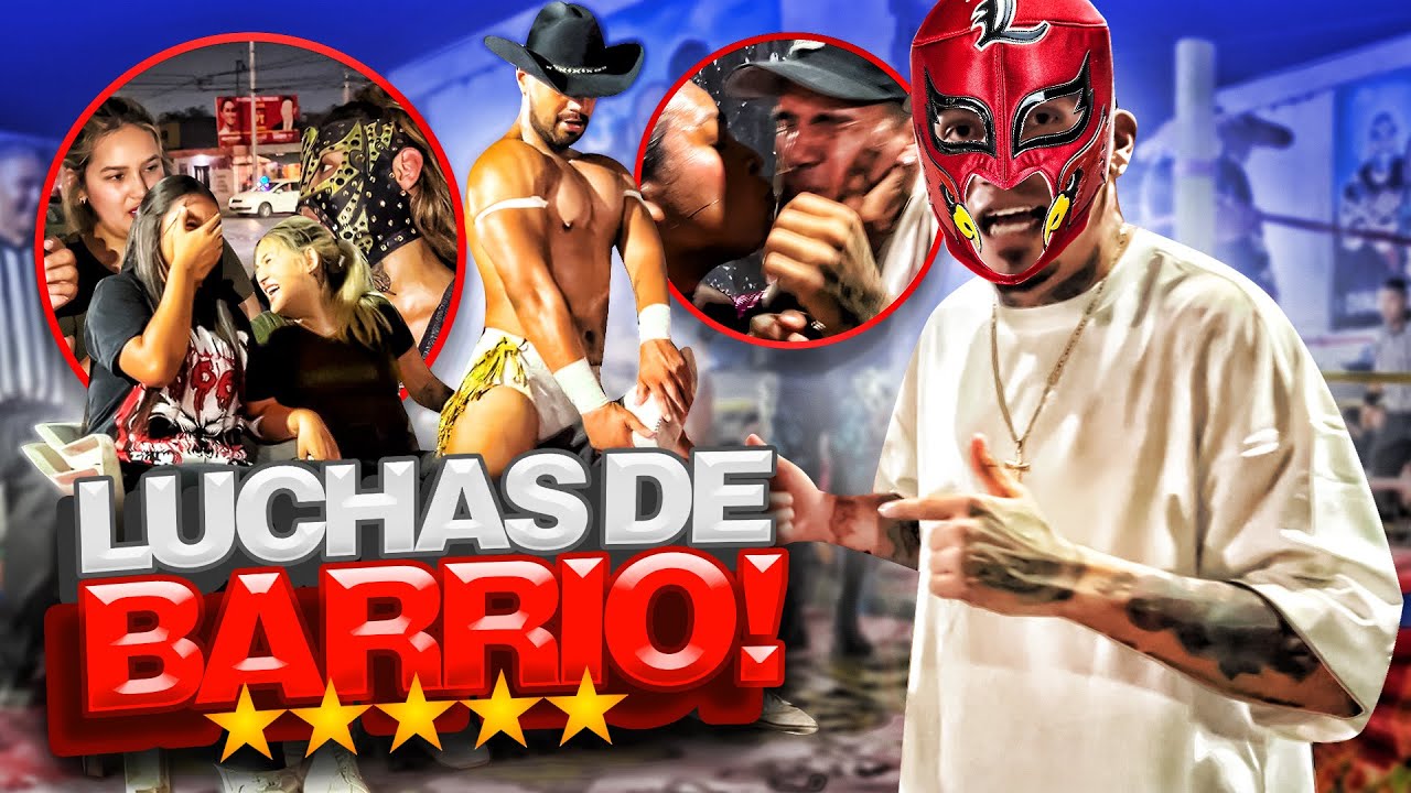 ASÍ ES LA LUCHA LIBRE DE BARRIO EN MONTERREY😱