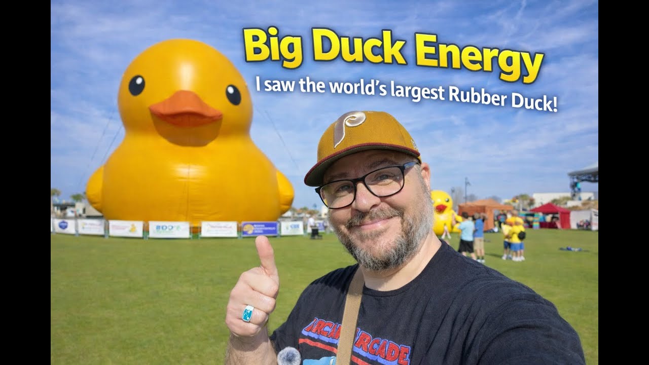 I Saw the World’s Largest Rubber Duck in Florida… Big Duck Energy 🐥
