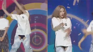 韩国女团穿“小孩开裆裤”热舞，画面滑稽毫无美感，网友：辣眼睛