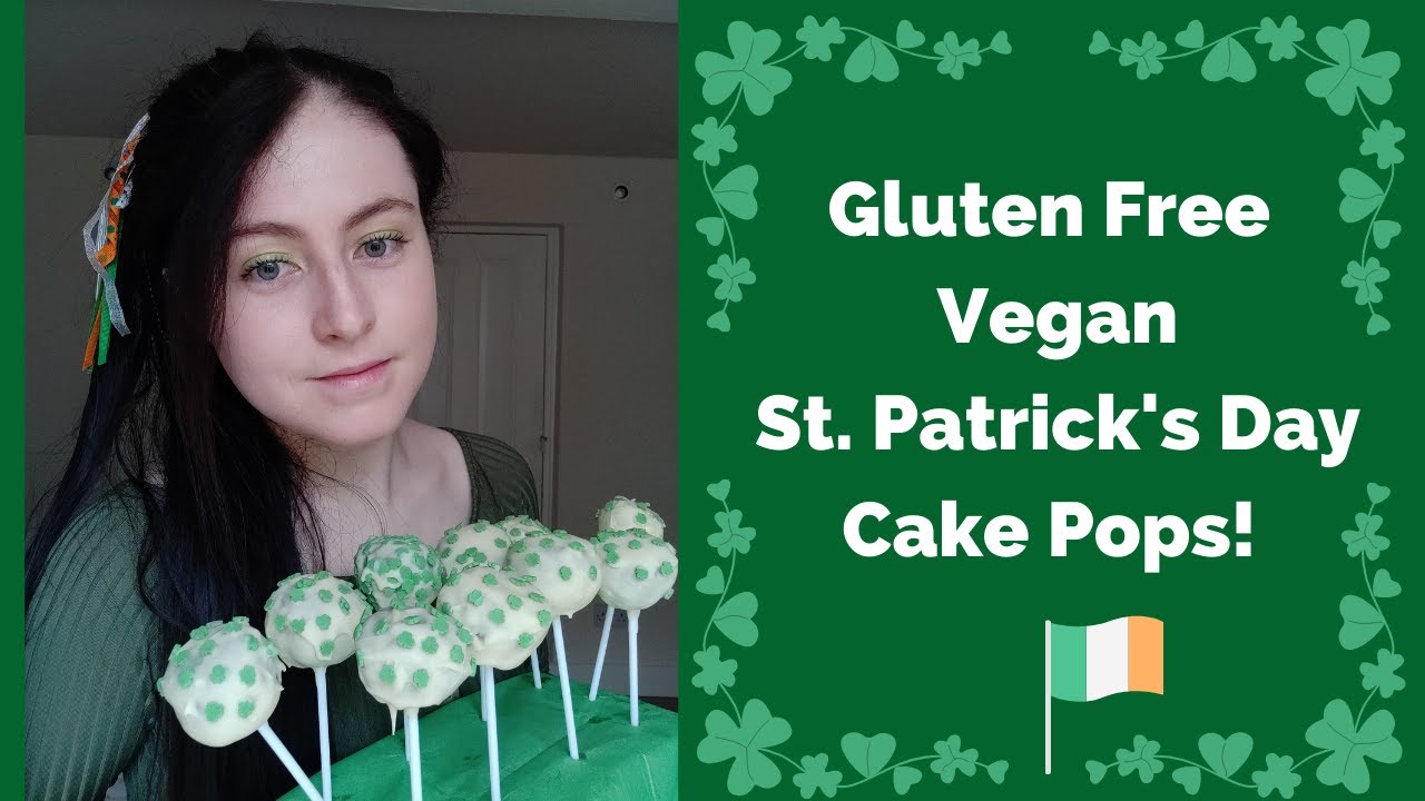 Gluten Free Vegan St. Patrick's Day Cake Pop Recipe! ☘
