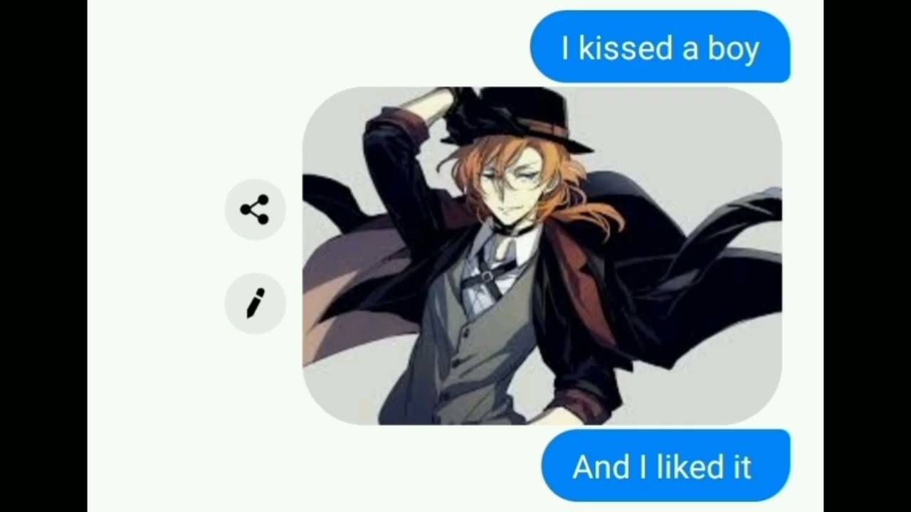 BSD Lyric Prank-I kissed a girl I kissed a boy Soukoku YosanoxKouyou English