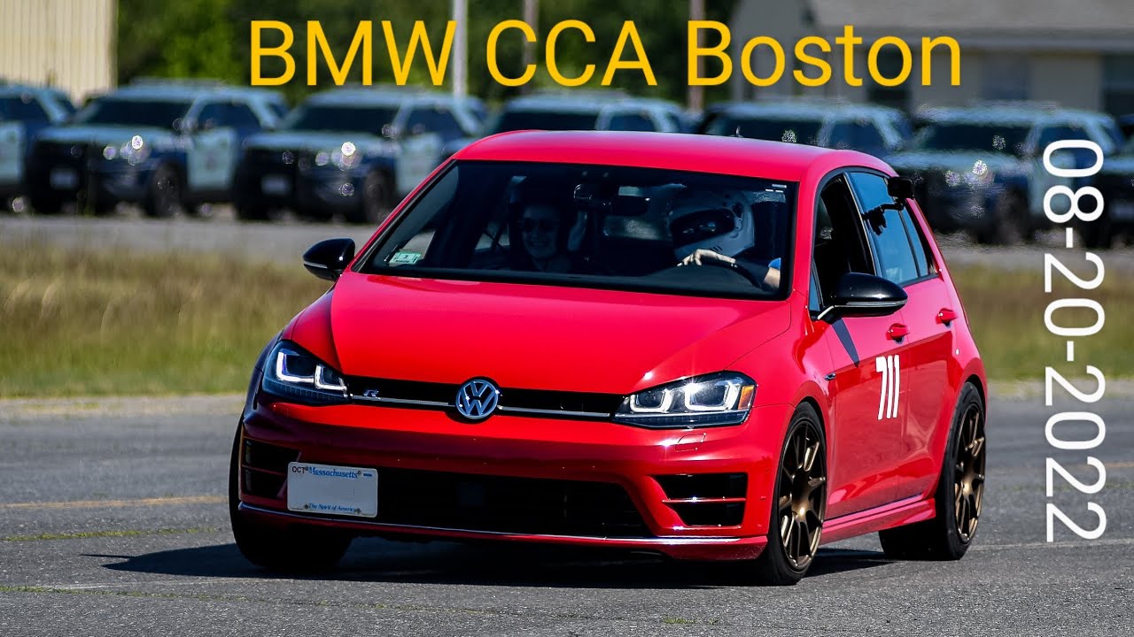 Golf R Autocross - BMW CCA NE 2022-08-20 - YouTube