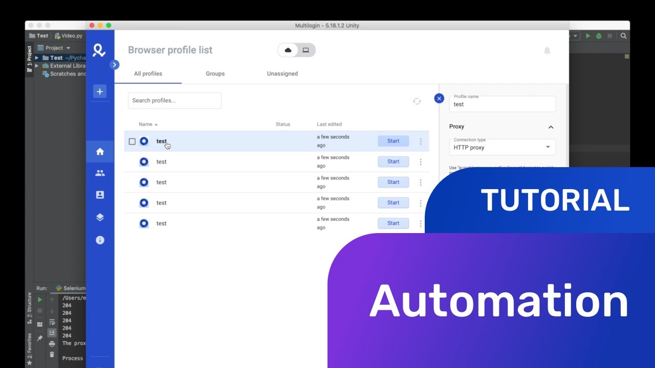 How automation works in Multilogin