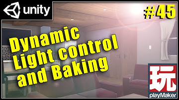Unity dynamic lighting vs baked - Beginner Playmaker Unity Tutorial