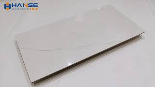 White Porcelain Tile Floor & Wall 24 x 48 With Glazed Finish | Hanse Tiles Products
