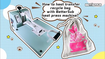 How to Heat Press a Drawstring Bag ~ Easy Tutorial for Beginners