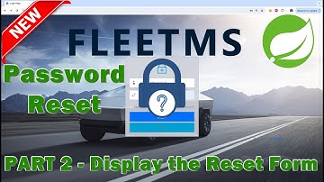 Password Reset in Spring Boot - Part 2 (Display the Forgot Password Form)