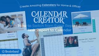 How To Switch from Event Report & Task Report To Calendar screenshot 4