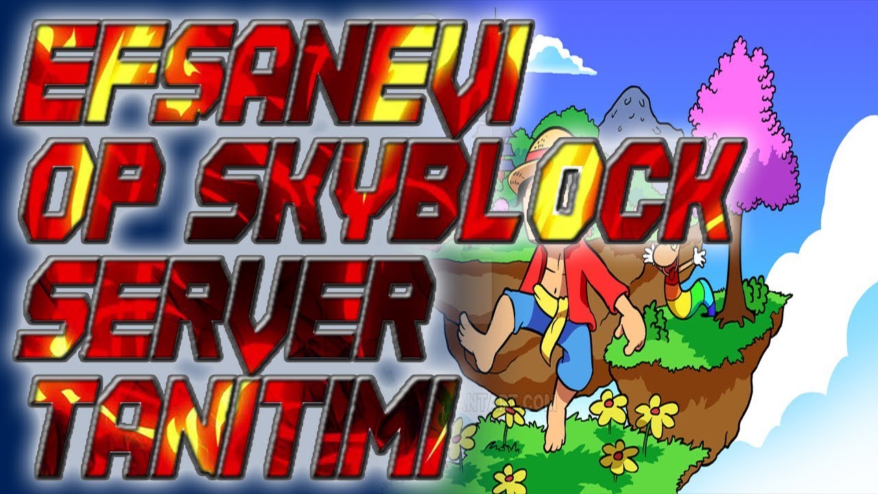 Minecraft Efsanevi Op Skyblock Server Tanıtımı - YouTube