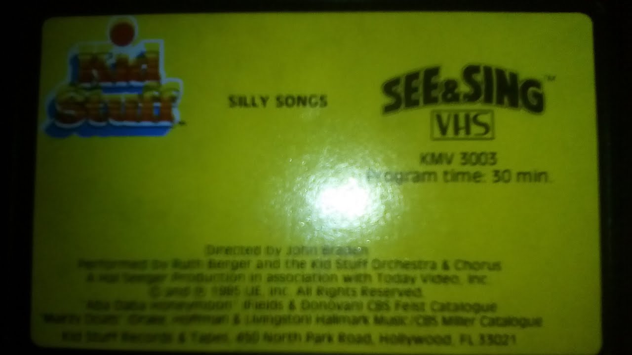 See and sing silly songs part 3