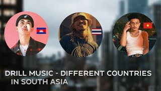 DRILL MUSIC - Different Countries in South Asia Resimi